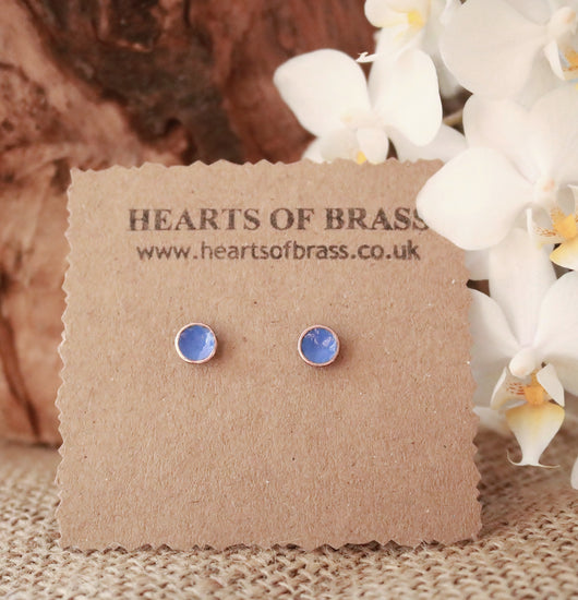 Dome enamel studs.  (various colours)