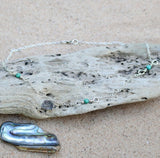 Boulder creek turquoise anklet