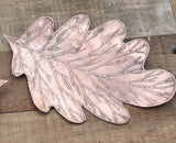 oak leaf wall plaque