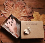 Copper ghost decoration keepsake