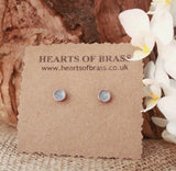 Dome enamel studs.  (various colours)