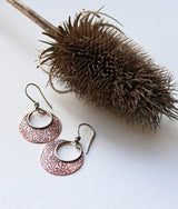 Flower  patterned hoops