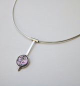 Sterling silver Abalone choker