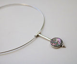 Sterling silver Abalone choker