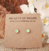 Dome enamel studs.  (various colours)