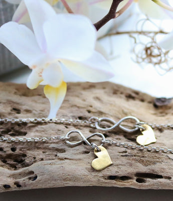 Infinite love bracelet or pendant