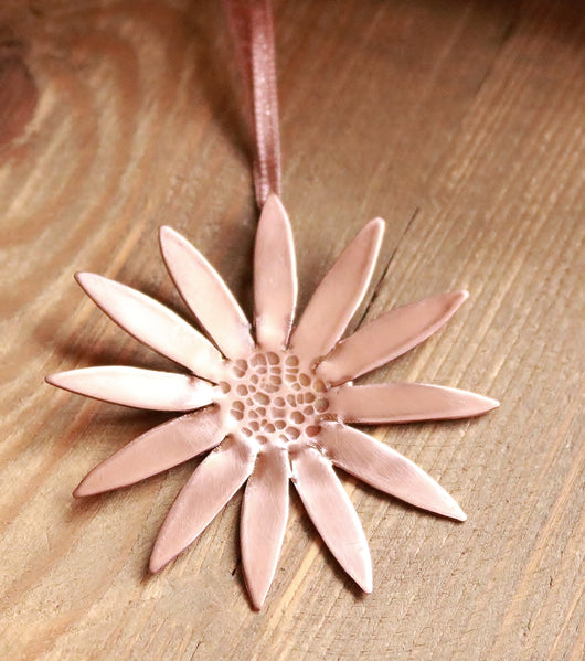 Copper daisy keepsake