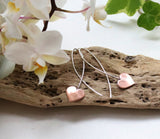 Copper heart loops