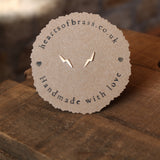 Lightning bolt studs