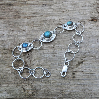 One of a kind Labradorite bracelet