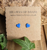 Small enamel hearts. ( various colours )